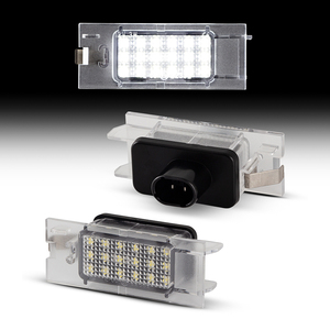 6000K White <strong>LED</strong> Number Plate Light for Renault <strong>Clio</strong> III 2006-2007 Megane II 2001-2007 Number Plate Lamp with E-Mark, Pack of 2 - Product Image 1