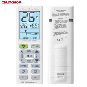 K-3302E Split A/C <strong>Remote</strong> <strong>Fixed</strong> <strong>Code</strong> Back Light Smart <strong>Remote</strong> <strong>Control</strong> for Air Conditioner - Product Image 1