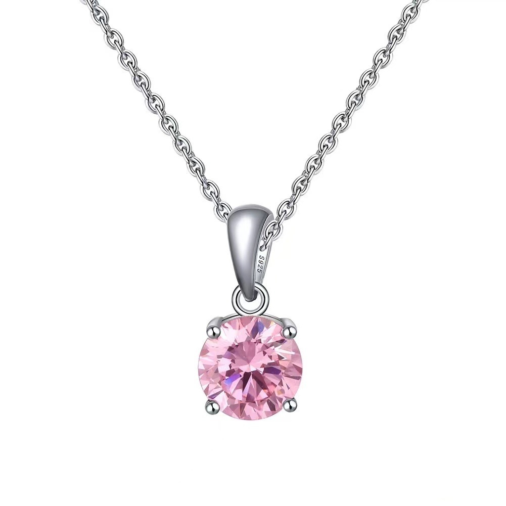 Pendentif simple rose