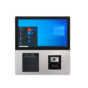 Quiosco todo en uno PC sin ventilador j6412 I3 i5 i7 pantalla táctil computadora 15,6 pulgadas NFC sistema POS - Product Image 1