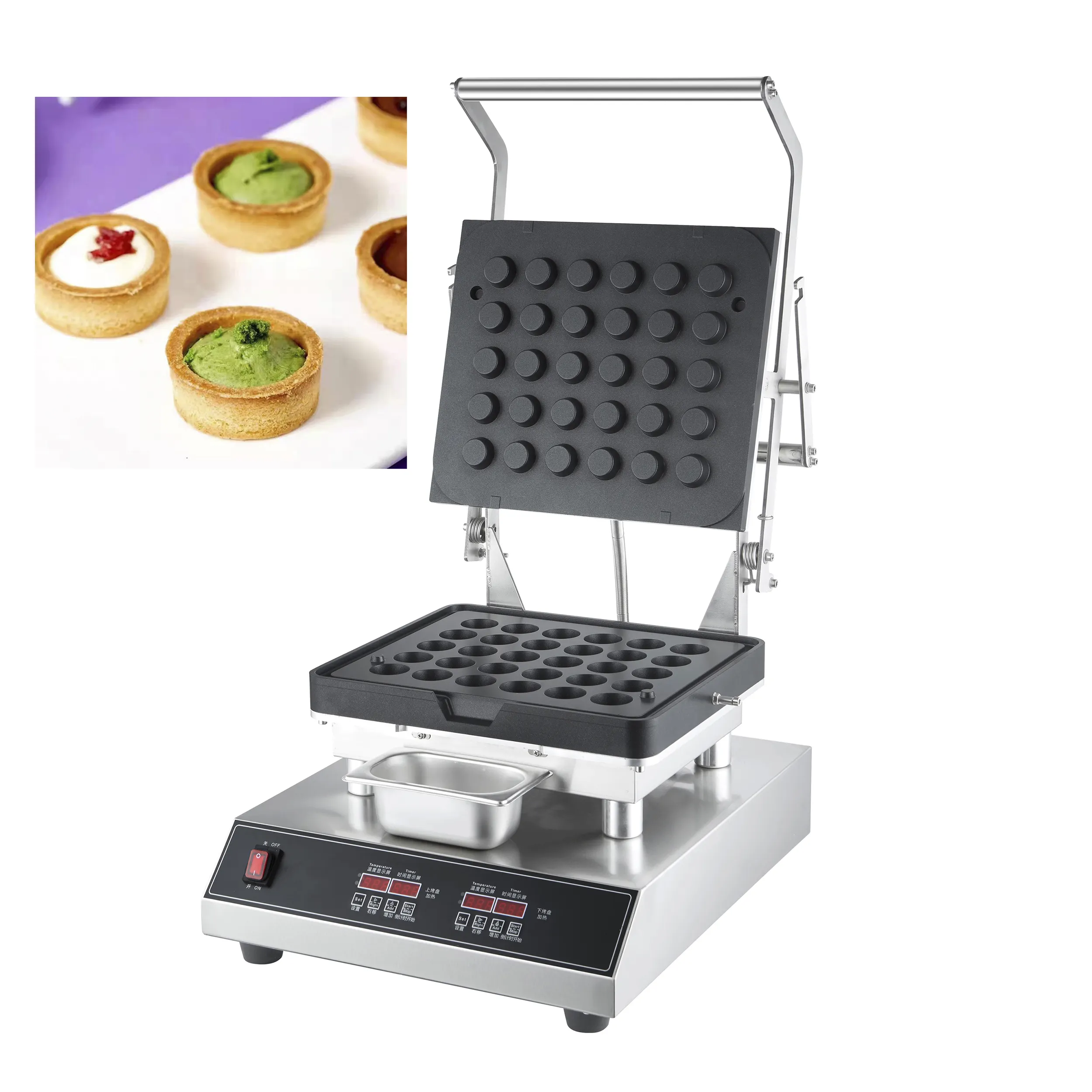 Máquina para hacer carcasas de tartas y huevos de Portugal, molde para Tartas, Mini máquina de prensado de tartas