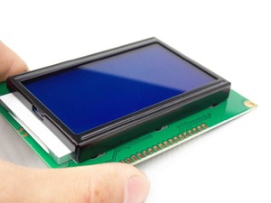 LCD-Karte 12864 LCD12864 5-V-Display mit chinesischem Wortbestand mit Hintergrund beleuchtung 12864-5V ST7920 Parallel anschluss - Product Image 4