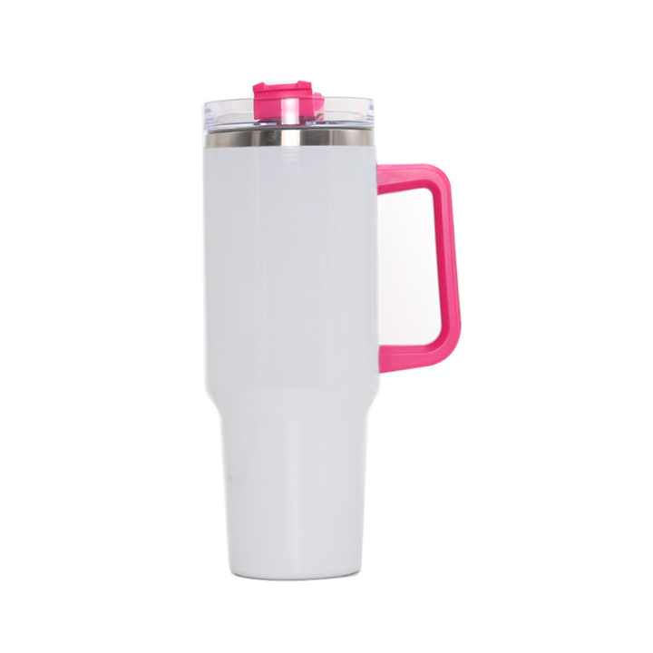 Vesub 40oz Stainless Steel Insulated Sublimation Tumblers with Handle Blank Tumbler Beer Mugs Cups
