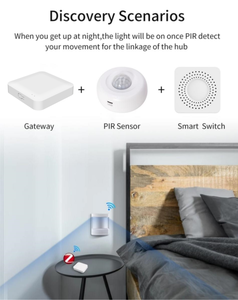 Tuya Smart Life Smart Home Zigbee Gateway con sensor de seguridad y dispositivo de automatización - Product Image 5