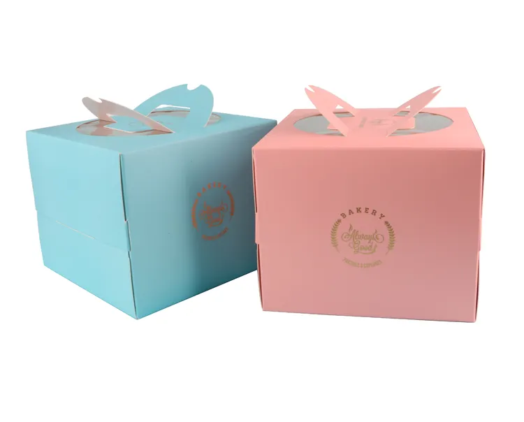Fabbrica direttamente all'ingrosso scatola di imballaggio per la cottura della torta della scatola della torta di compleanno carina personalizzata