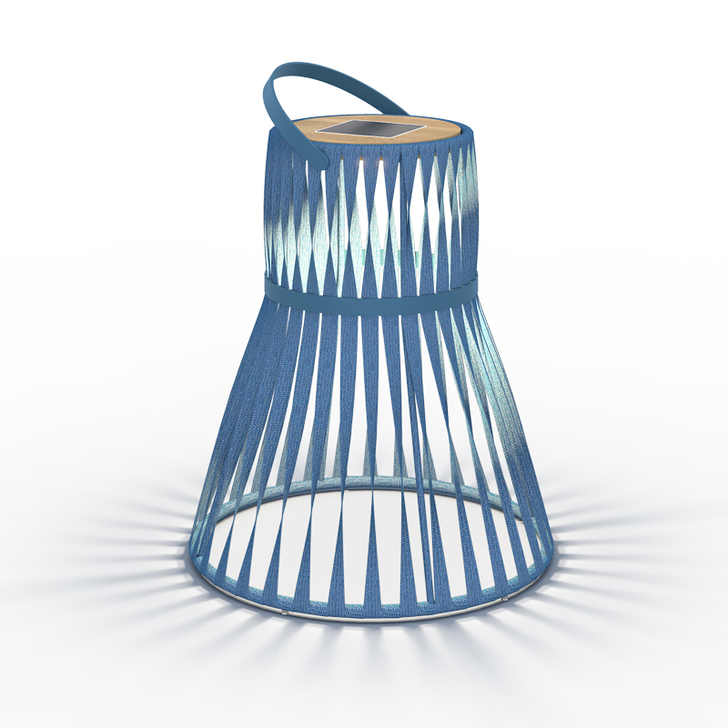 XL - Aqua Solar LED Lanter