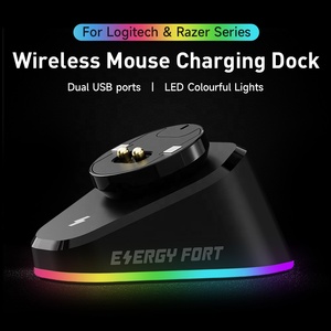 罗技G502 G703 G903罗技GPW G Pro X英雄Razer Naga Pro Viper RGB磁性坞鼠标充电坞 - Product Image 4