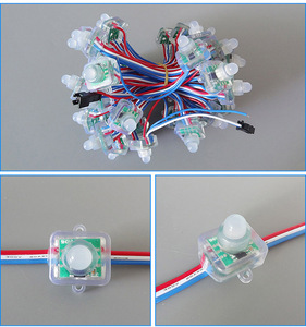 12mm quadratisches LED-Pixel licht Voll farbiges RGB-LED-Pixel modul licht mit IC WS2811 UCS1903 SM16703 DC5V DC12V Für Werbung - Product Image 3