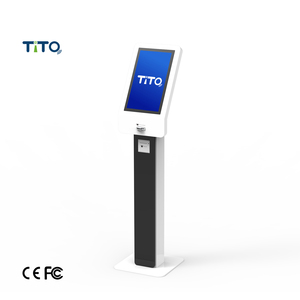 Quiosco automático inteligente con sistema de gestión de cola y cajero, lector de tarjetas, impresora de recibos - Product Image 1