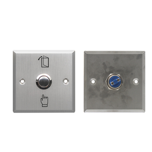 12V interruttore di rilascio della porta pulsante di uscita normale interruttore aperto in lega di alluminio uscita pulsante sistema di controllo di accesso a pulsante - Product Image 4