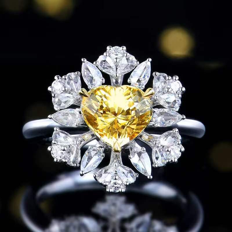 Bague saphir naturel
