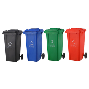 Yüksek kaliteli 120L açık çöp tenekesi HDPE plastik çöp tenekesi açık üst yapı üretimi ile çöp kutuları - Product Image 5