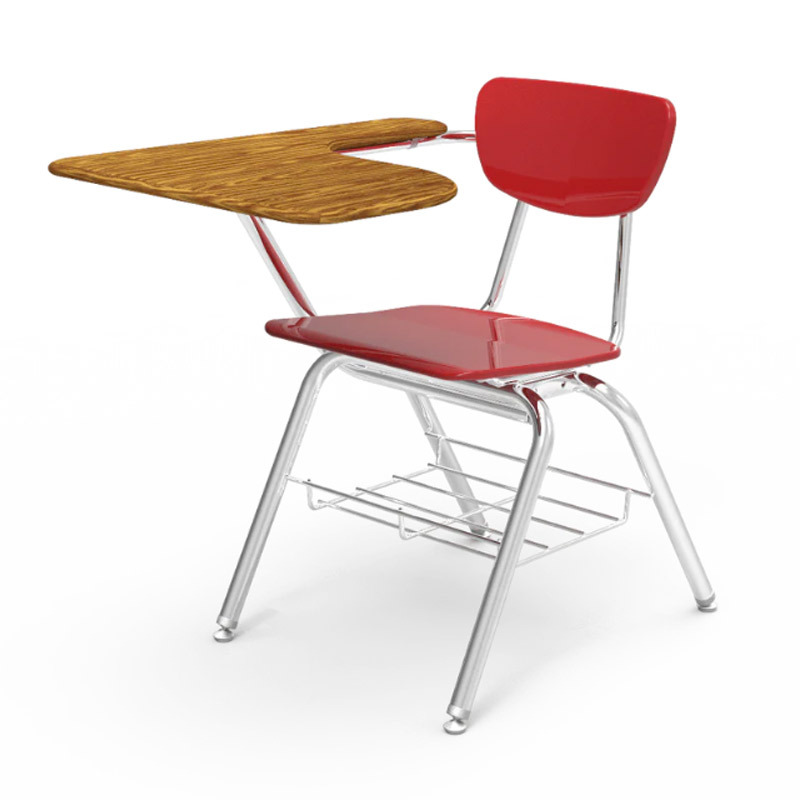 Sedia scolastica con tavoletta per scrivere 5