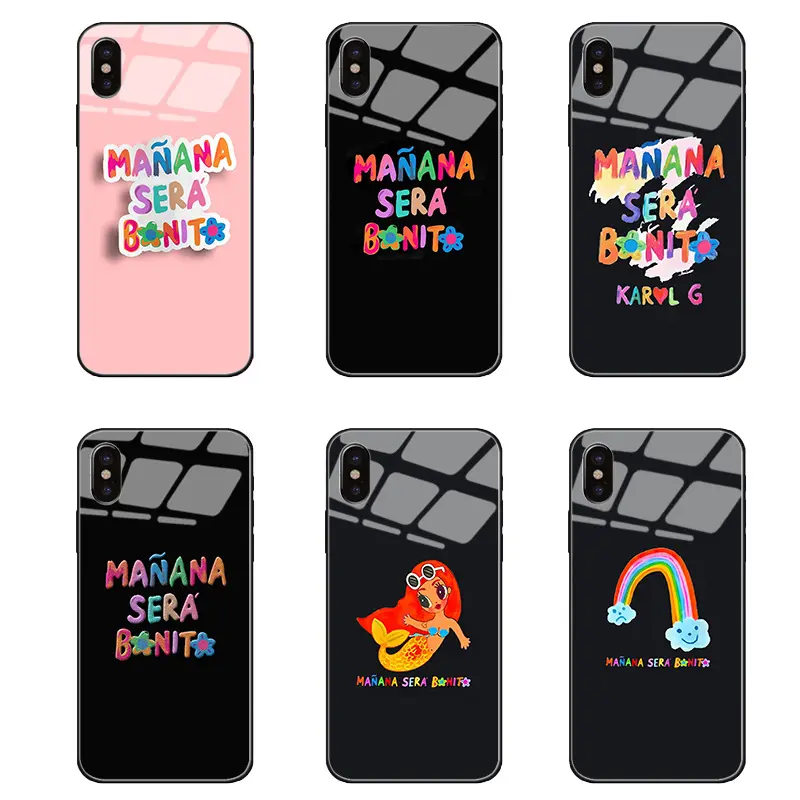 Custom LOGO designer Brand Karol g manana sera bonito phone case for iphone apple case