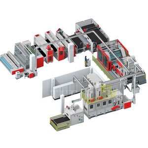Linea di produzione del feltro di scarto con la linea di produzione della mobilia del materasso della trapunta di ovatta della punzonatrice dell'ago della trapunta trasversale di cardatura - Product Image 1