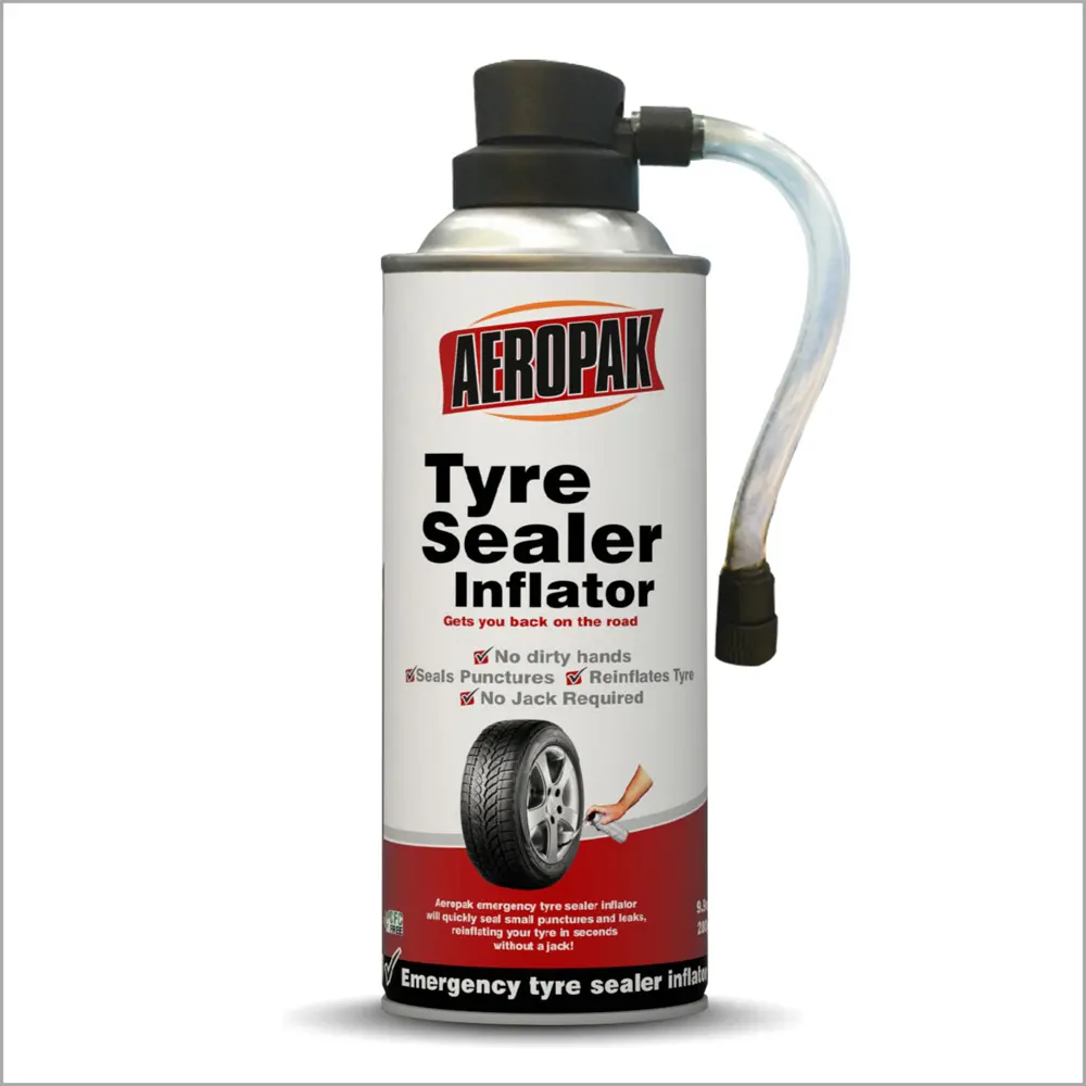 AEROPAK Free Sample Anti Puncture Liquid Tyre Sealant for tyre repair