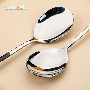 Sanosh thanh lịch Hàn Quốc phong cách 304 thép không gỉ muỗng cho nhà hàng khách sạn sử dụng nhà - Product Image 5