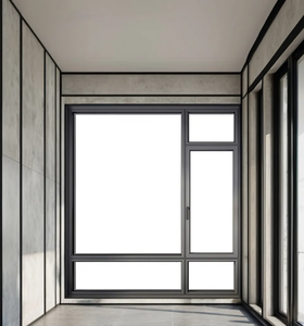 Akustische große Ansicht doppelt gehärtetes Glas festes Bildfenster Aluminium legierung Trennwand festes Fenster - Product Image 5