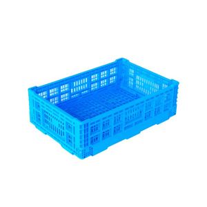 High-quality Folding Shopping <strong>Crate</strong> <strong>Stack</strong> <strong>and</strong> <strong>Nest</strong> Plastic Foldable <strong>Crate</strong> for Fruit Vegetable Farm Storage Shipment