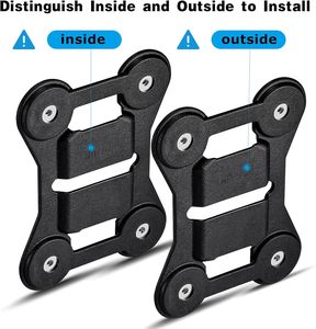 BOBLOV vücut kamerası manyetik emme geri klip dahili 8 mıknatıslar ile evrensel mıknatıs bağlar taşınabilir siyah silika klipler - Product Image 5