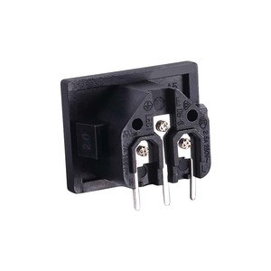 C6 C14パネルマウント電源コネクタソケットIECインレットモジュールプラグアダプター3 ACコンセント付き125V定格電圧 - Product Image 3