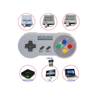 Gamepad Wireless per Console SNESes 2.4GHZ Joypad Joystick Controller per SNES Super Classic MINI Console Gamepad - Product Image 4
