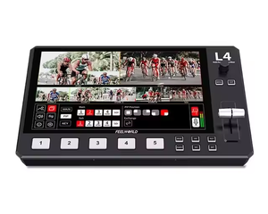 USD452 Free Ship L4 Multi-camera <strong>Video</strong> Switcher Mixer 10.1&quot;Touch Screen USB3.0 Fast Streaming - Product Image 1