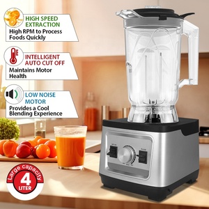 4 Litre ezmek taşlama Blender restoran elektrikli yüksek hızlı Blender çok fonksiyonlu Blender profesyonel su karıştırıcı satılık - Product Image 4