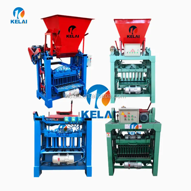 KL4-35A cement brick block making machine price nepal/block moulding machine/vibrated block making machine