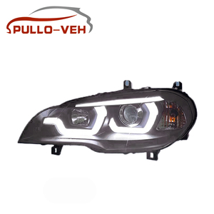 2007-2013 for <strong>BMW</strong> X5 E70 <strong>LED</strong> Headlight Black Shell Headlight - Product Image 2