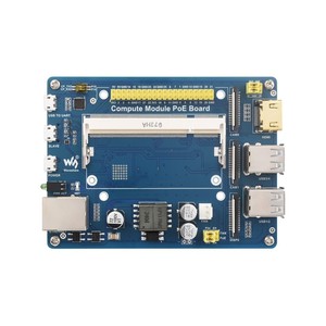 Scheda di calcolo del modulo IO con funzione PoE, scheda di Breakout composita per lo sviluppo con Raspberry Pi CM4S / CM3 / CM3L / CM3 - Product Image 3