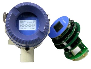 AB gas HART Signal/ModbuS 4-20mA señal de salida Precession Vortex FlowMeter LPG Gas Flow Meter Converter - Product Image 2