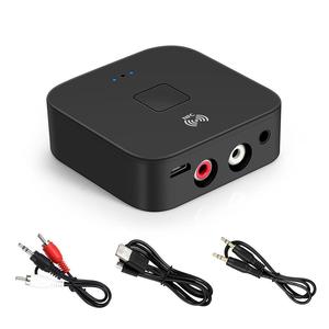 无线5.0蓝牙NFC音频接收器3.5毫米<span class=keywords><strong>RCA</strong></span>辅助适配器汽车音频家庭立体声影院系统视频附件