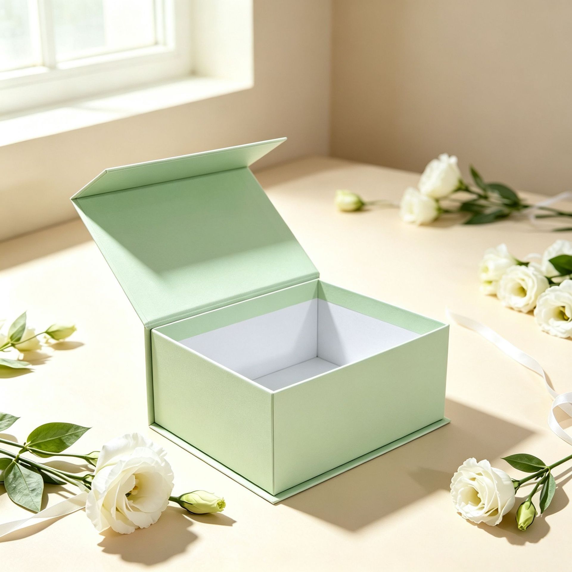 Caja de regalo individual estilo Dasha, espectro verde - 17512595 cm