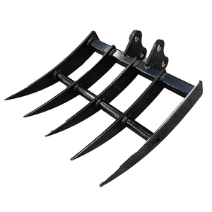 厂家直销挖掘机根耙耙铲斗挖掘机附件景观耙价格 - Product Image 1