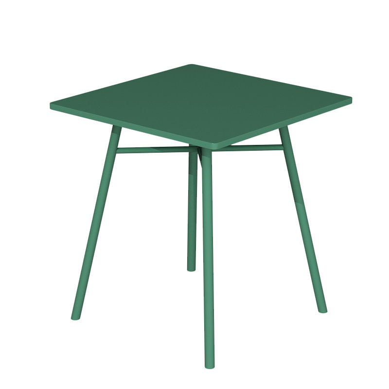 Table carrée verte
