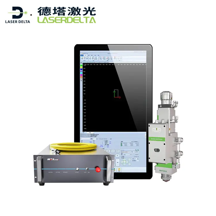 Max 3000W Fiber Laser Bron Raytools Lasersnijkop Lasercontroller Combinatie