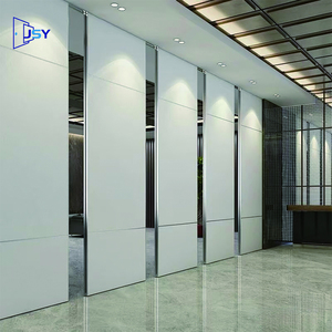 Kích thước tùy chỉnh di chuyển trượt gấp phân vùng gỗ chia Bảng âm thanh cho phòng họp & phòng tiệc để sử dụng trường học - Product Image 1