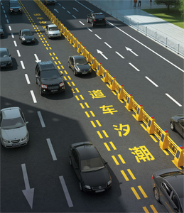 Lối vào đường cao tốc rào cản giao thông hệ thống chuyển hướng xe điều khiển giao thông từ xa rào cản di động - Product Image 5