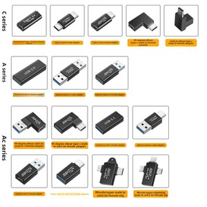 Multi-tipo USB C/A adattatore funzione OTG tipo-C convertitore maschio A femmina linea di conversione di dati direzione femmina extender