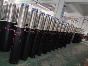Tự động có thể thu vào thủy lực điện bollards thép không gỉ đường Đống chống va chạm an toàn rào cản giao thông - Product Image 4