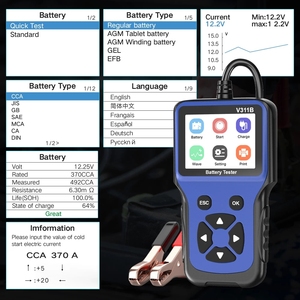 Escáner automático V311B, herramienta de diagnóstico automático en varios idiomas, pantalla a Color de 2,8 ", lector de codificación de compatibilidad de protocolo OBDII actualizado - Product Image 4