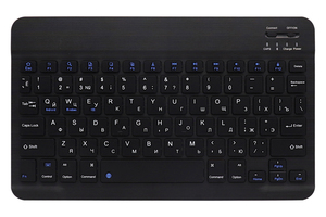 Mini teclado inalámbrico Bluetooth para ipad, tableta, teclado de goma recargable para Android, ios y Windows