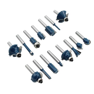 Case <strong>Tool</strong> <strong>Kit</strong> Woodworking Machinery Router Bit Set of 15pcs 1/4 Inch Shank Carbide Tipped Woodworking <strong>Tool</strong> Set With Plastic - Product Image 3