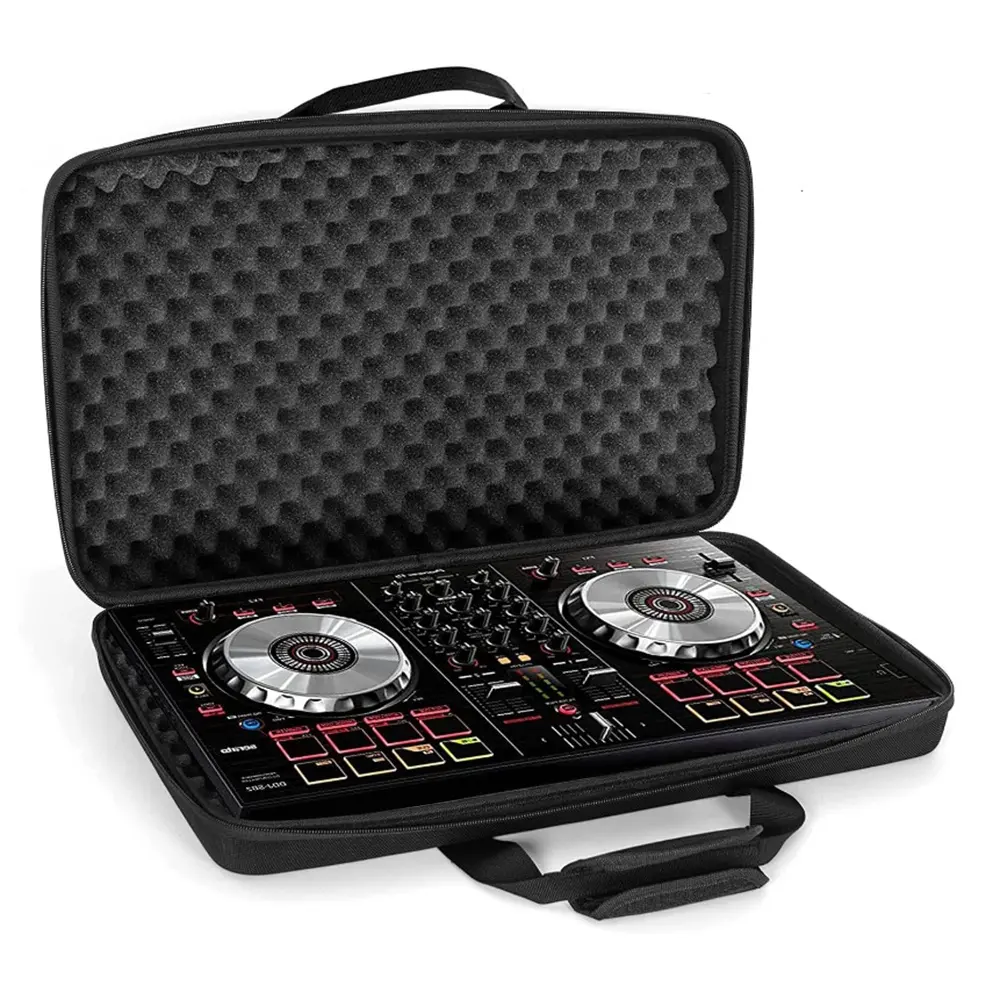 Leve personalizado portátil à prova de choque EVA armazenamento ferramenta saco para viagens transportando para DDJ-SB2 / DDJ-SB3 SB RB 400 DJ controlador