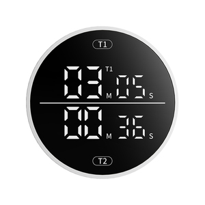 Timer digitale a doppio schermo grande Display a Led Timer di cottura ad alto Volume allarme magnetico per il conteggio verso l'alto/verso il basso della memoria Timer visivo - Product Image 6