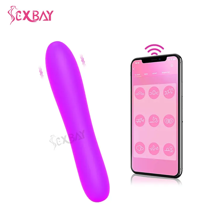 Sexbay marca personalizada hidrogel de silicona de mano mini vibrador femenino APP para el control remoto de saltar huevo Juguetes Divertidos