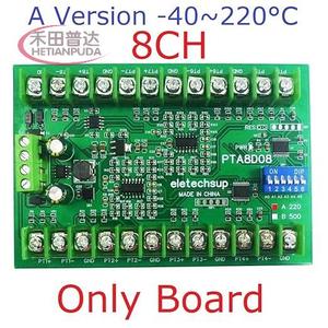8AI RS485模拟输入PT100 RTD RS485温度传感器采集模块更换NTC K热电偶DS18B20无外壳 - Product Image 2