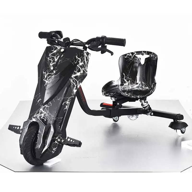 Китайский Профессиональный дрейфующий Электрический трехколесный велосипед XL для детей, легированная сталь, тележка для дрифта, 3 колеса из искусственной кожи, регулируемые по высоте, для занятий спортом на открытом воздухе