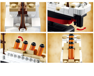 Sluban Building Blocks M38-B0576 <strong>Titanic</strong> of Model Bricks 194PCS Construction <strong>Kit</strong> for Kids Compatible with Leading Brands - Product Image 5